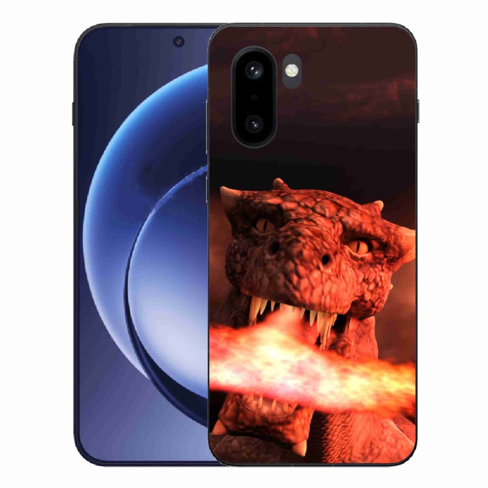Zselés borítás mmCase a One Plus 15R készülékhez - sárkány
