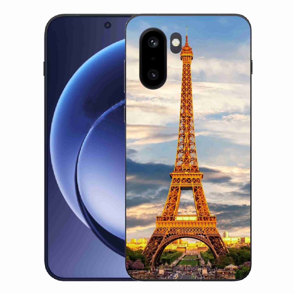 Zselés borítás mmCase a One Plus 15R készülékhez - eiffel-torony 3