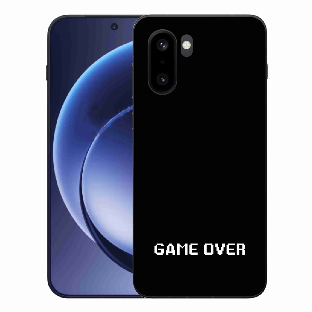 Gél borítás mmCase a One Plus 15R készülékre - játék fekete háttéren