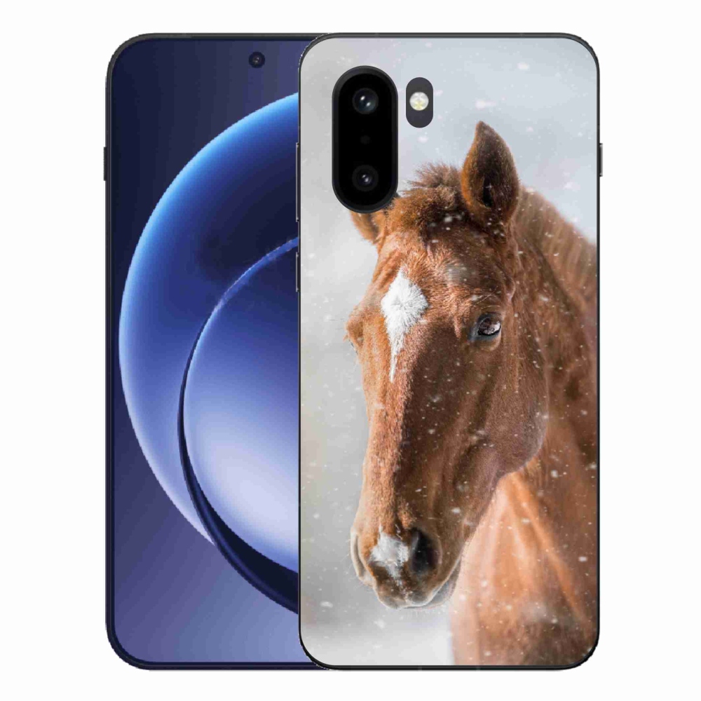 Zselés tok mmCase One Plus 15R-hez - barna ló 2