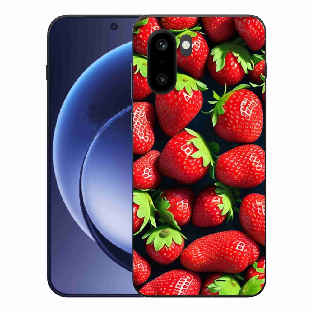Zselés borítás mmCase a One Plus 15R készülékhez - eper