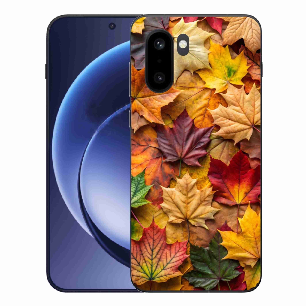 Zselés tok mmCase a One Plus 15R készülékhez - juharlevelek 2