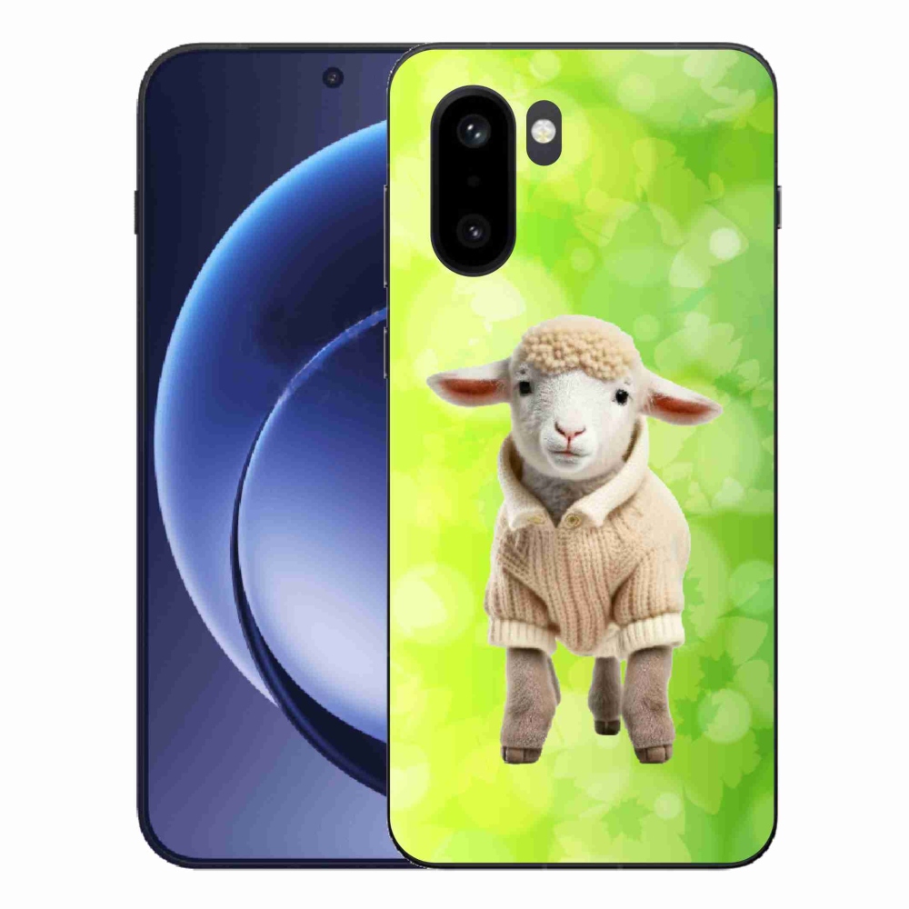 Zselés borítás mmCase a One Plus 15R-hez - bárány pulóverben