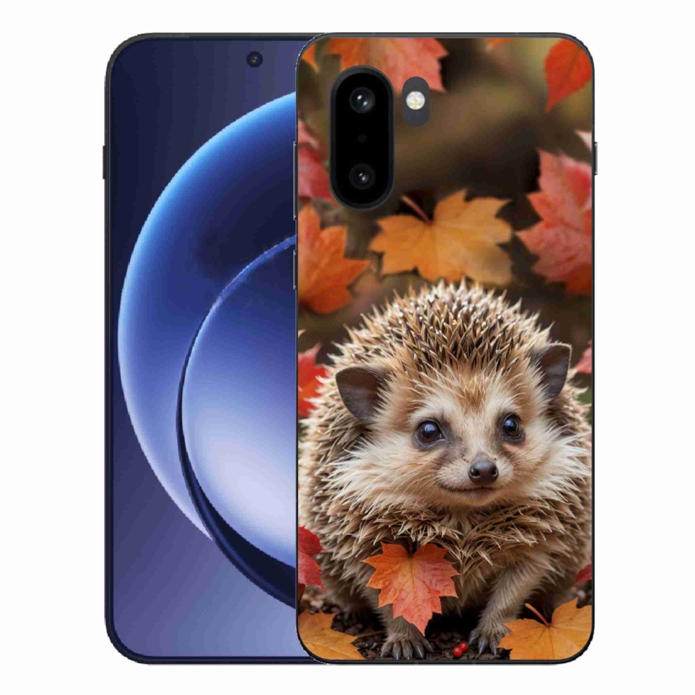 Zselés borító mmCase a One Plus 15R-hez - süni levelekben