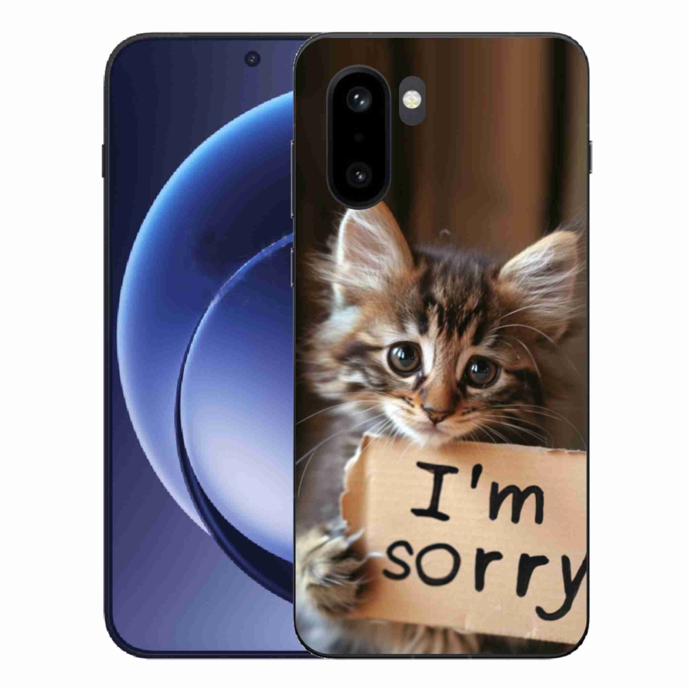 Gél védőburkolat mmCase for One Plus 15R - Cat's apology