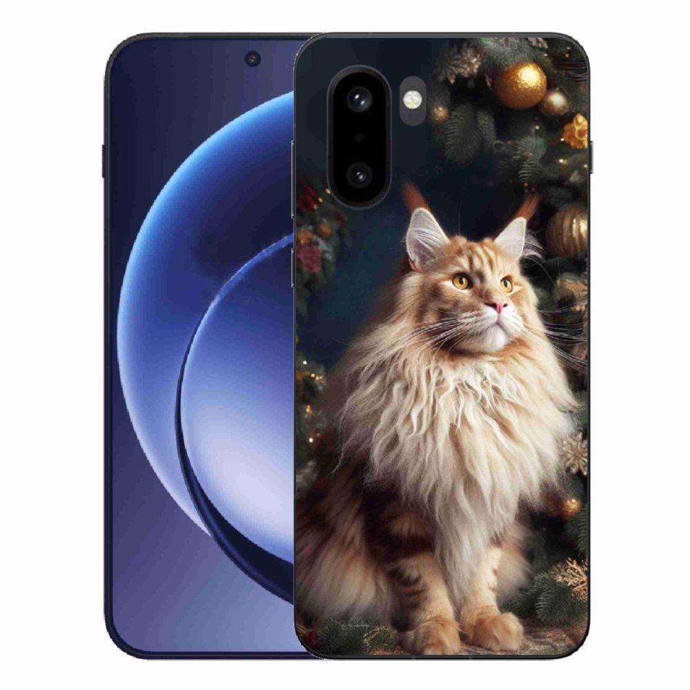 Zselés borítás mmCase a One Plus 15R-hez - macska a fánál