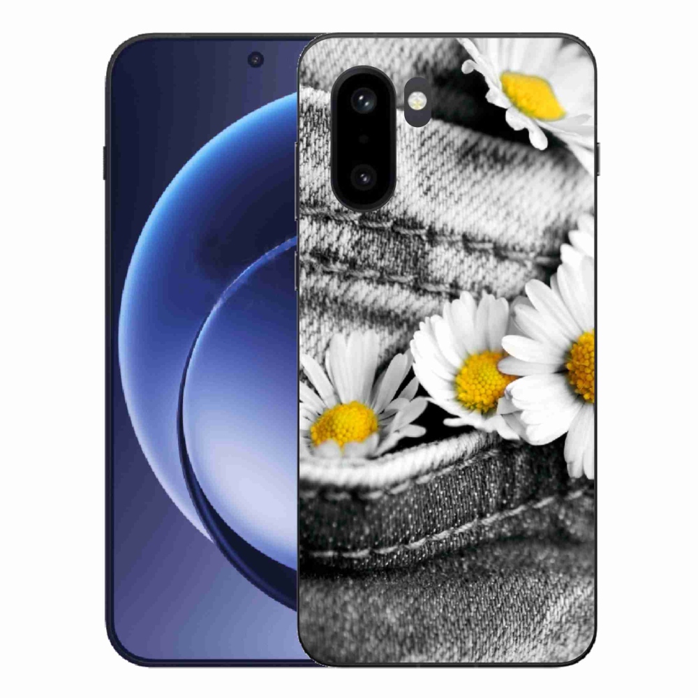 Zselés borítás mmCase a One Plus 15R készülékhez - margarétás