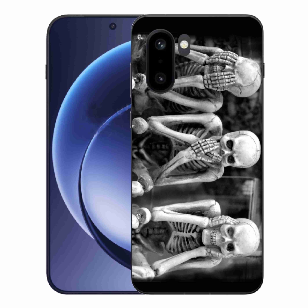 Zselés borítás mmCase a One Plus 15R-hez - csontvázak