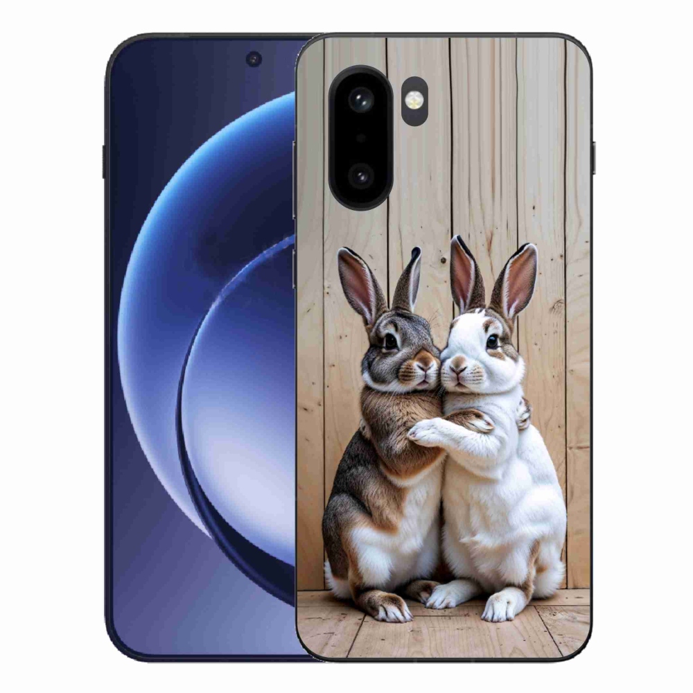 Zselés tok mmCase a One Plus 15R-hez - nyúlpár