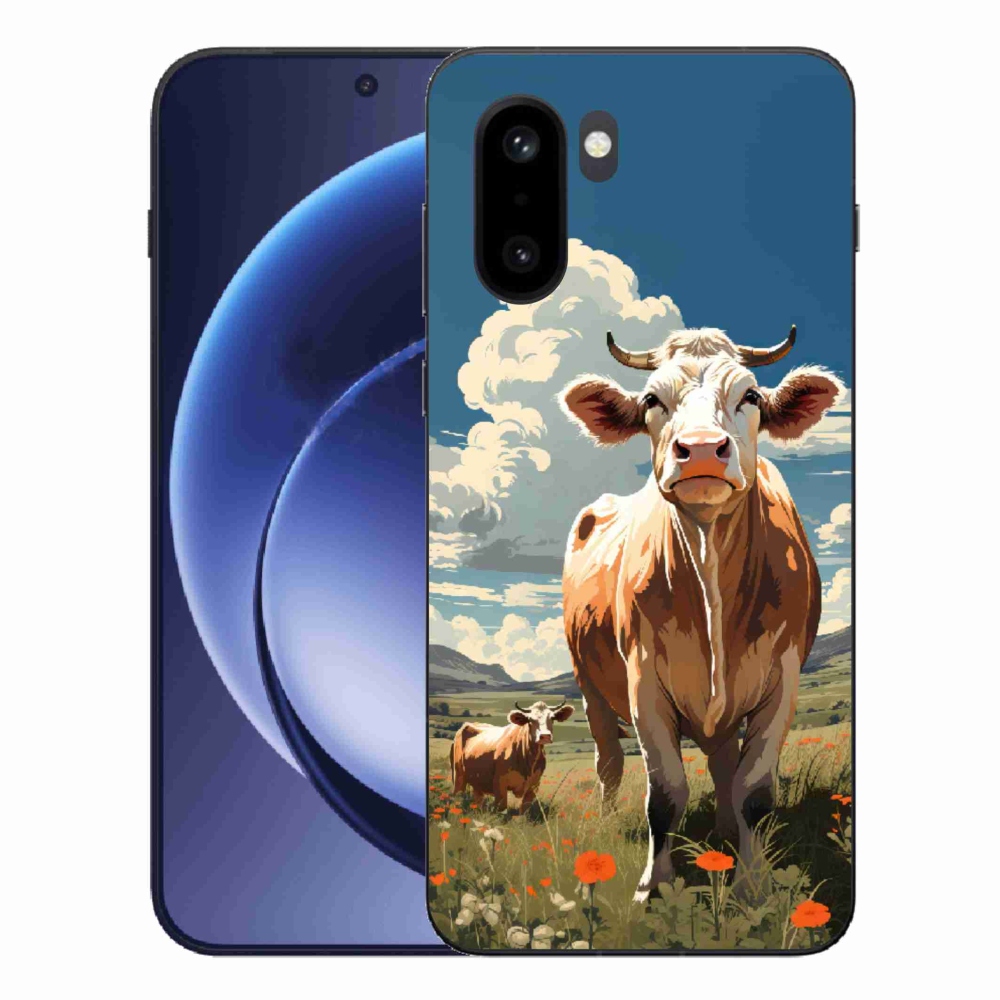Zselés borítás mmCase for One Plus 15R - tehenek a réten