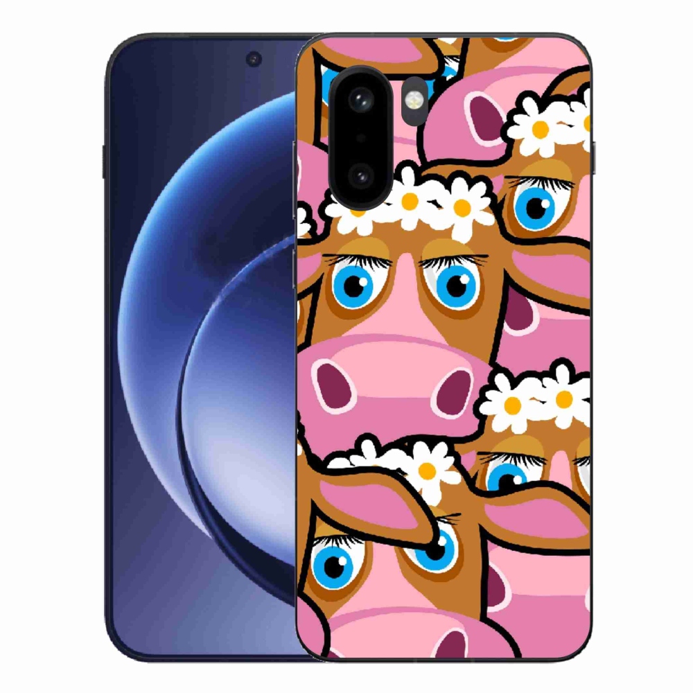 Zselés tok mmCase a One Plus 15R készülékhez - karikatúrás tehenek