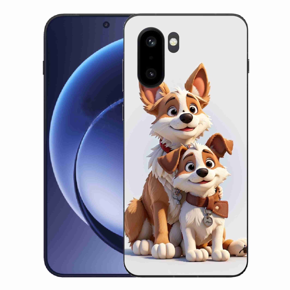 Zselés borítás mmCase a One Plus 15R-en - psi rajzolás