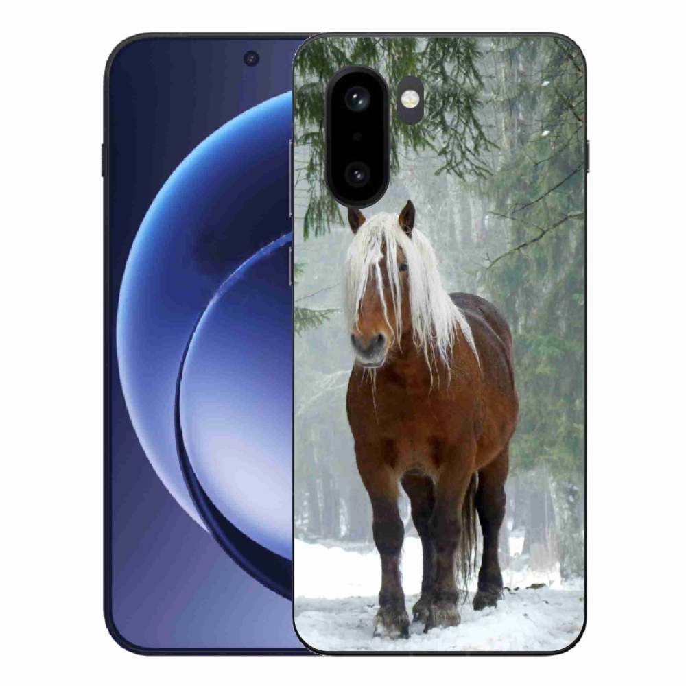Zselés borítás mmCase for One Plus 15R - ló az erdőben