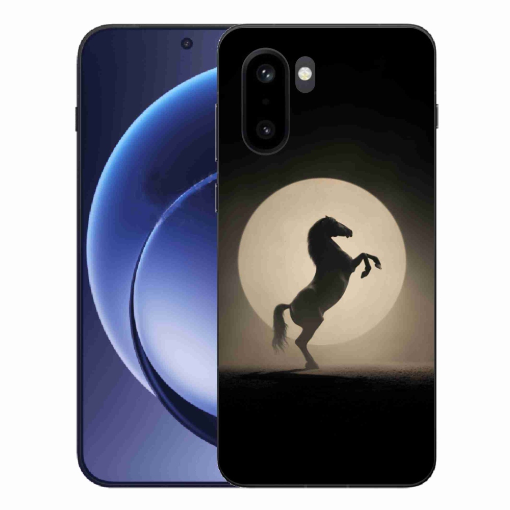 Zselés borítás mmCase a One Plus 15R készülékhez - ló sziluettben