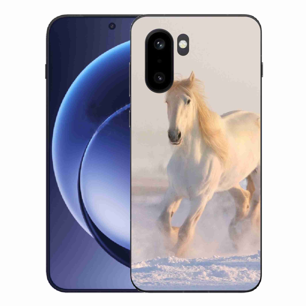 Zselés borítás mmCase for One Plus 15R - ló a hóban