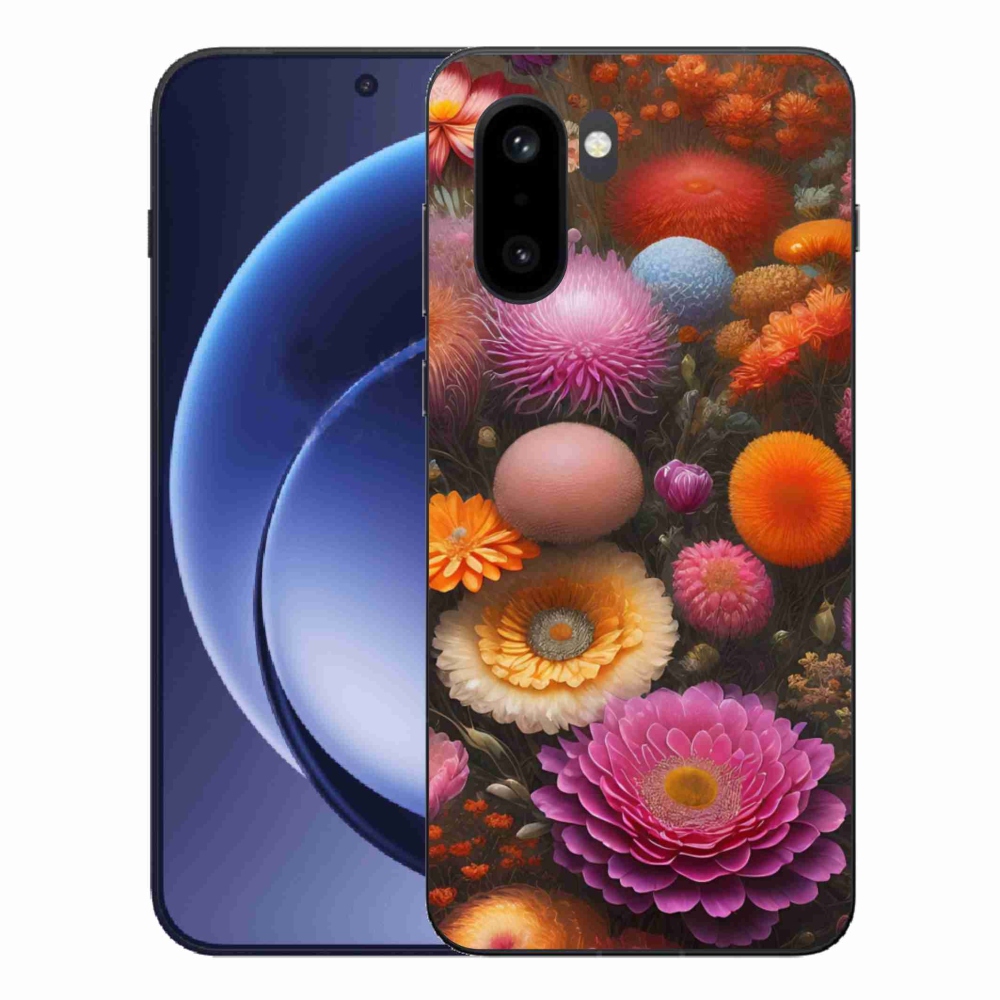 Gél borító mmCase a One Plus 15R-hez - virágos kompozíció