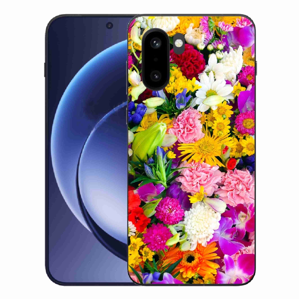 Zselés tok mmCase a One Plus 15R készülékhez - virág 12