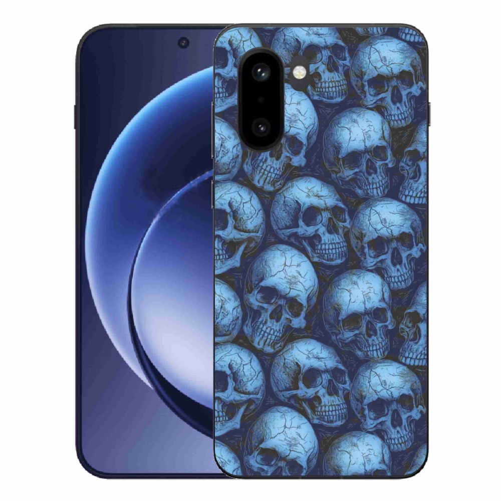 Zselés borítás mmCase a One Plus 15R készülékhez - koponyák