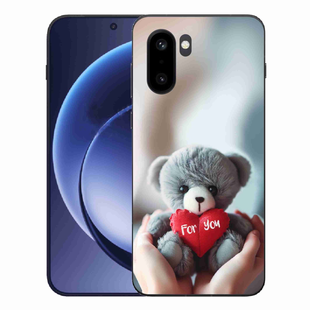 Gél borítás mmCase for One Plus 15R - mackó a szerelmesek számára