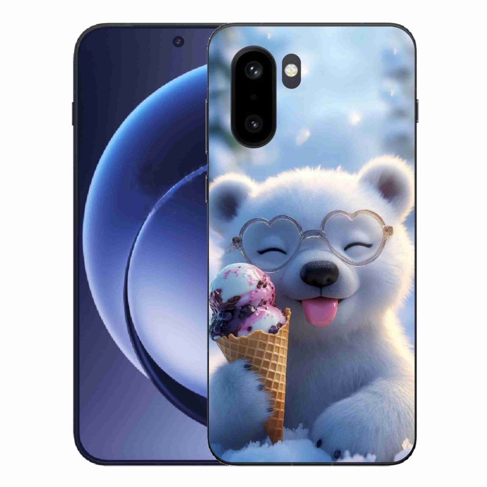 Zselés borítás mmCase for One Plus 15R - mackó fagylalttal