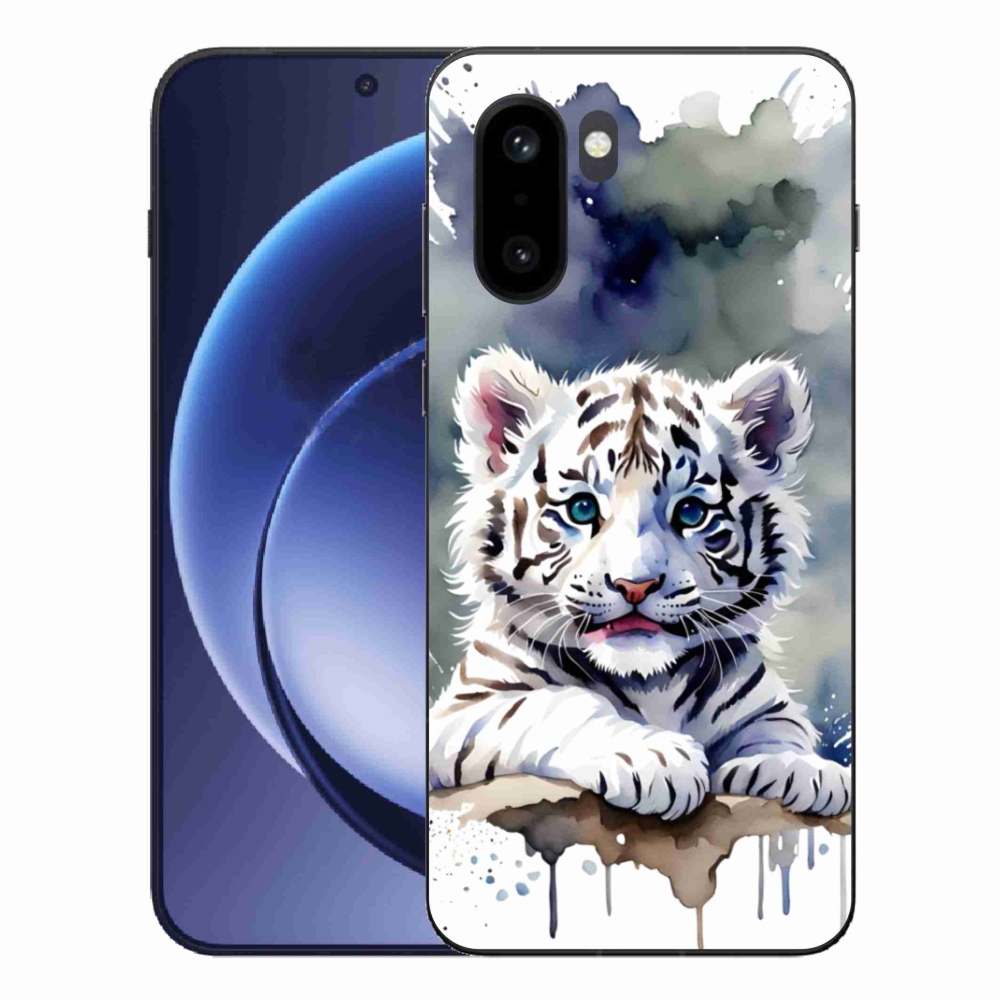 Gél védőburkolat mmCase a One Plus 15R készülékhez - Fehér Tiger Cub