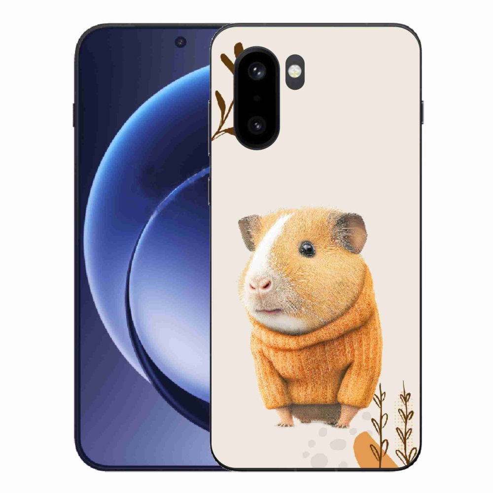 Zselés borítás mmCase a One Plus 15R készülékhez - tengerimalac pulóverben