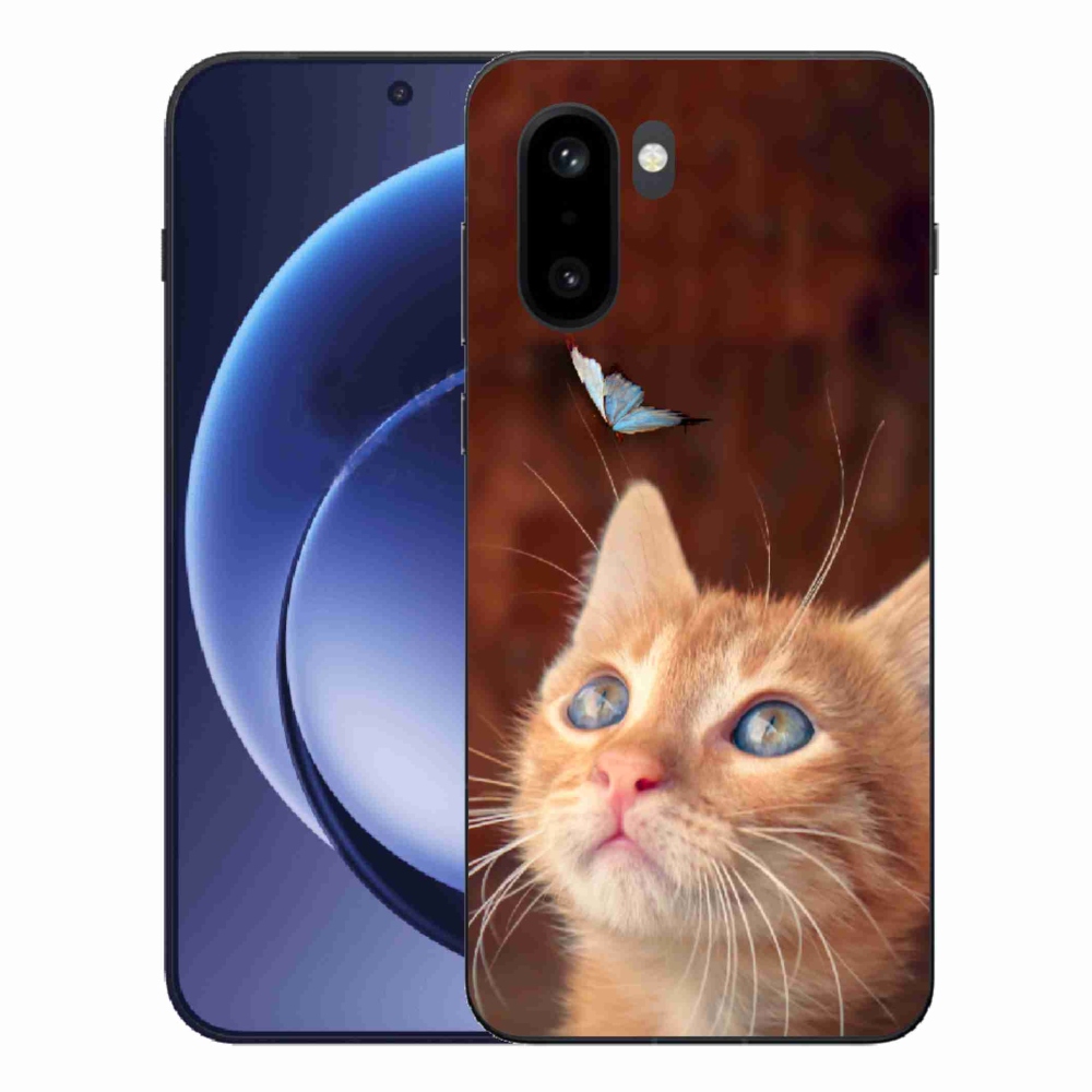 Zselés borítás mmCase a One Plus 15R készülékhez - pillangó és cica