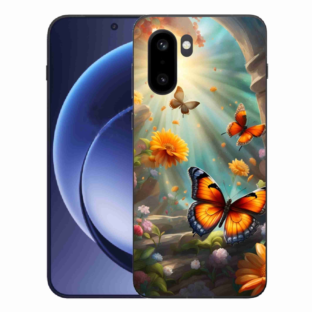 Zselés borítás mmCase a One Plus 15R-hez - pillangókert 2