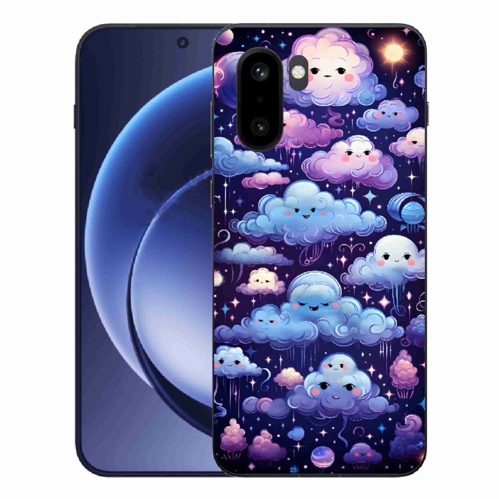 Zselés borítás mmCase a One Plus 15R készülékhez - felhők