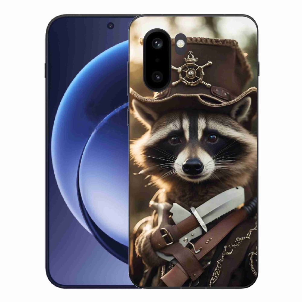 Zselés borítás mmCase for One Plus 15R - mosómedve egyenruhában