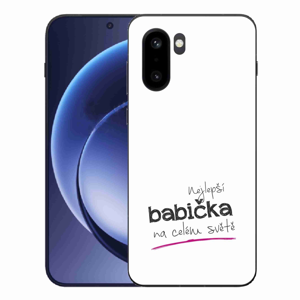 Gél borítás mmCase on One Plus 15R - Best Grandma 4 fehér háttér