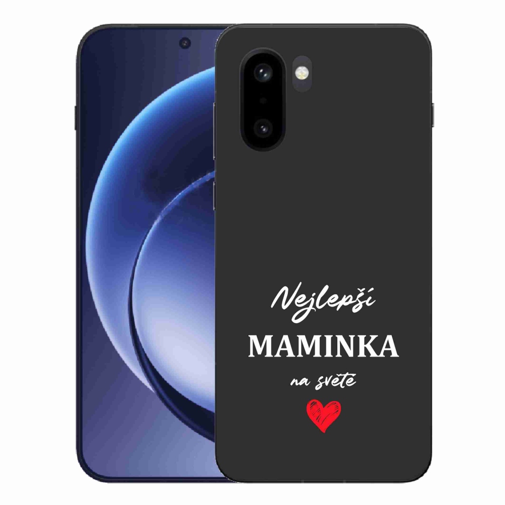Gél védőhuzat mmCase on One Plus 15R - Best Mom 1 fekete háttér