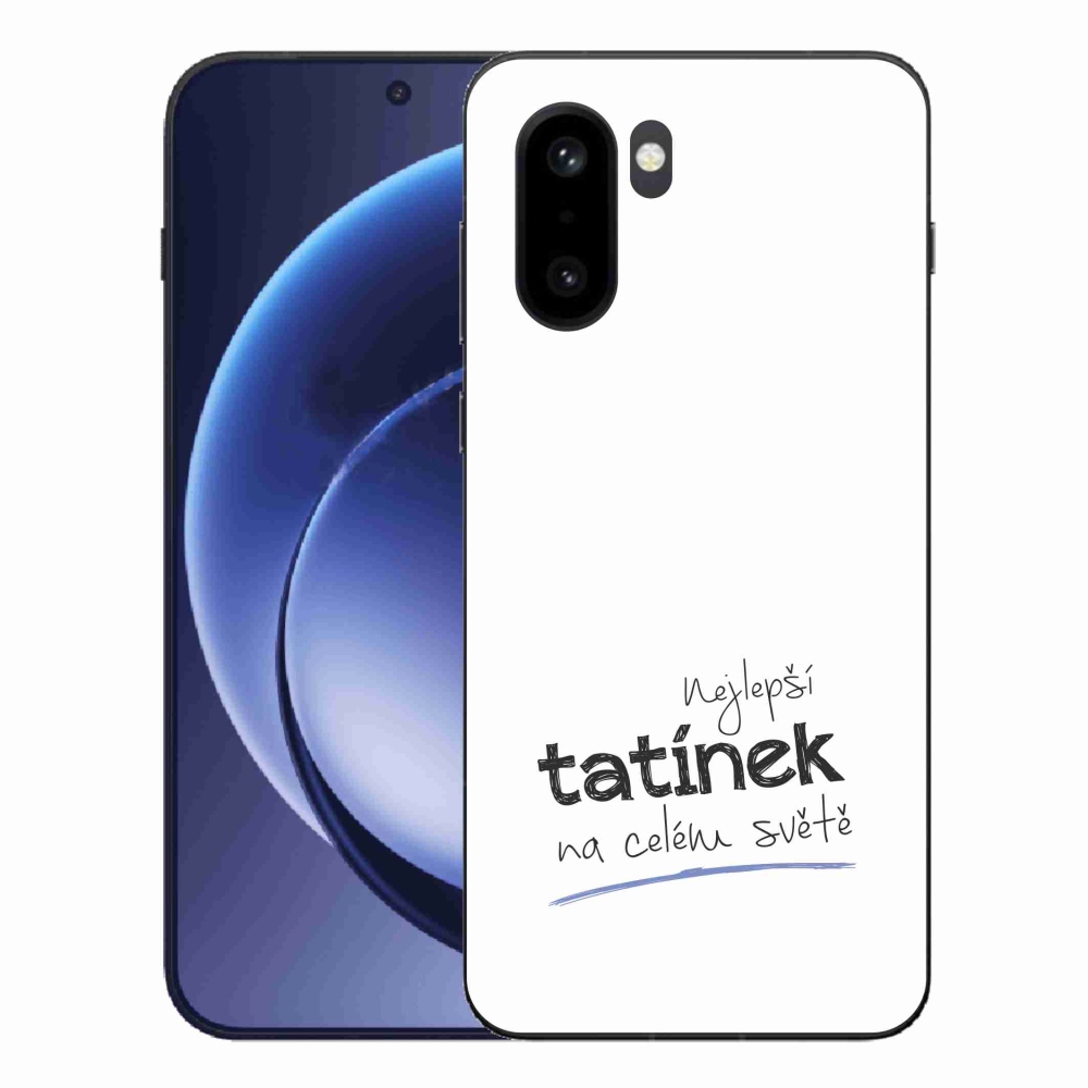 Gél borítás mmCase on One Plus 15R - Best Daddy 4 Fehér háttér