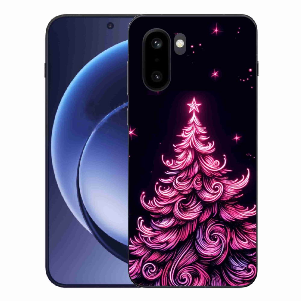 Zselés borítás mmCase a One Plus 15R-hez - neon karácsonyfa 2