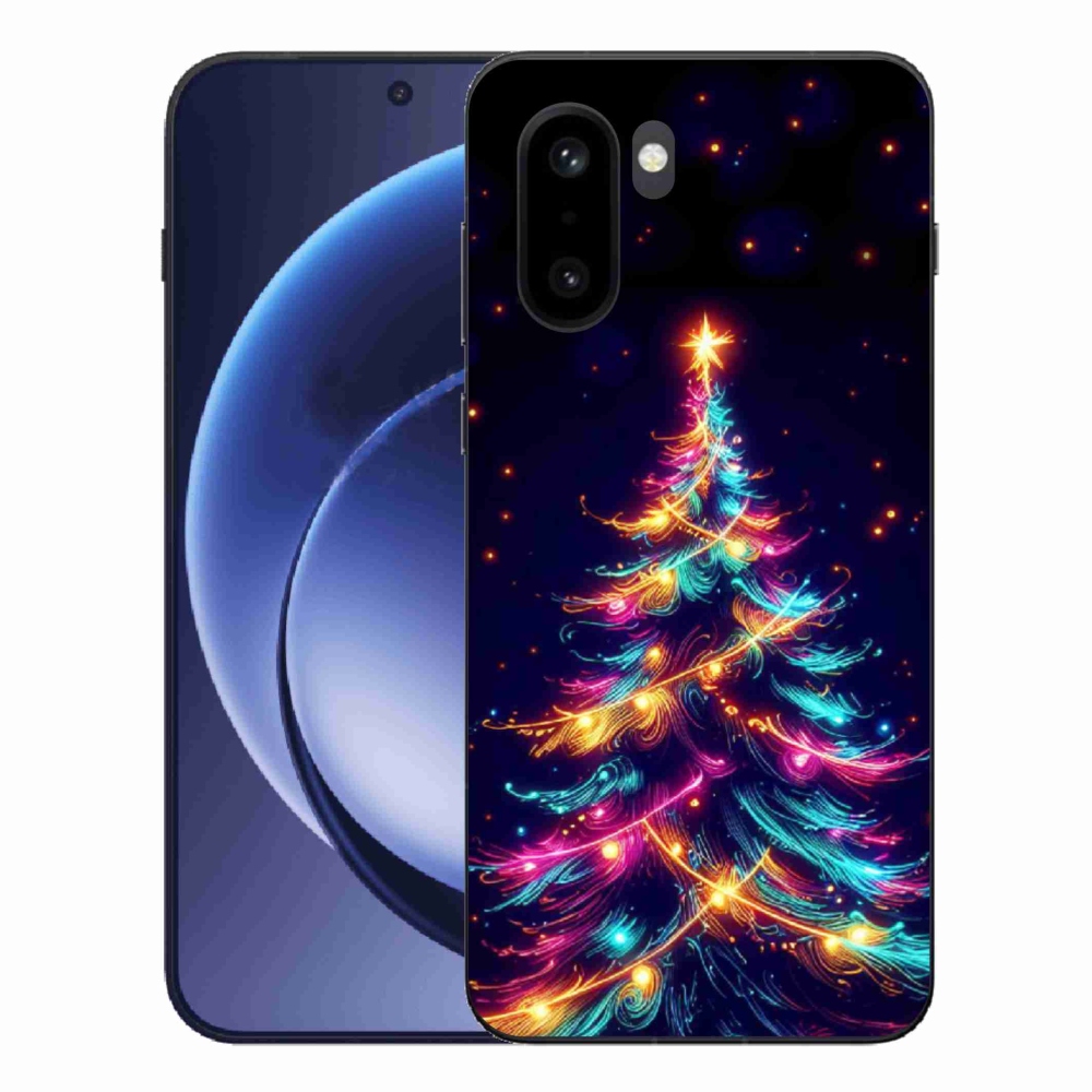 Zselés borítás mmCase a One Plus 15R-hez - neon karácsonyfa