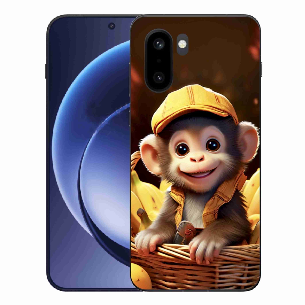 Zselés borítás mmCase for One Plus 15R - majom a kosárban
