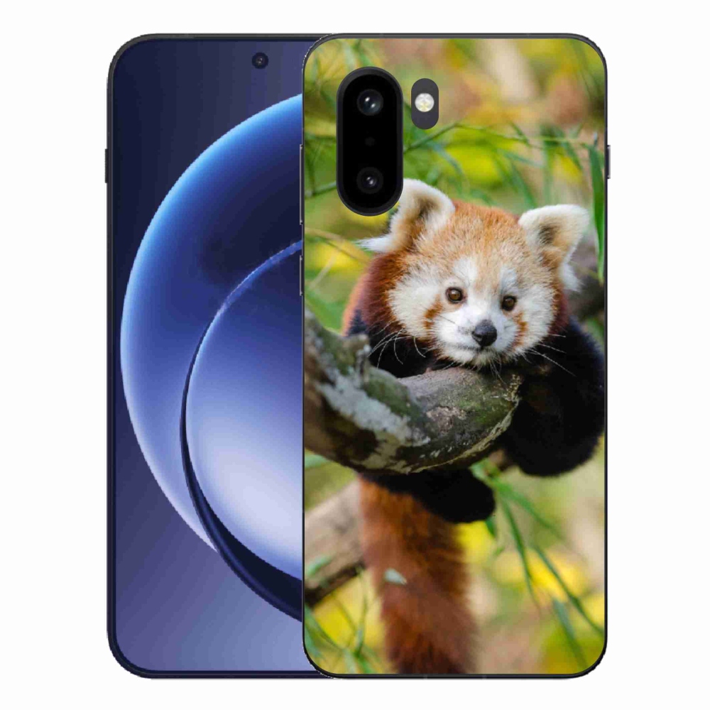 Zselés tok mmCase a One Plus 15R készülékhez - panda piros