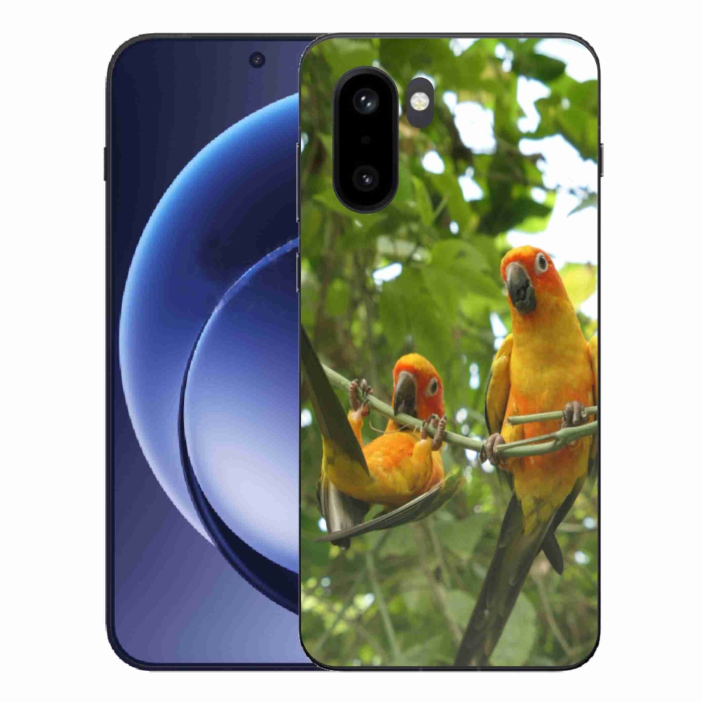 Zselés borítás mmCase a One Plus 15R készülékhez - papagájok aratingy