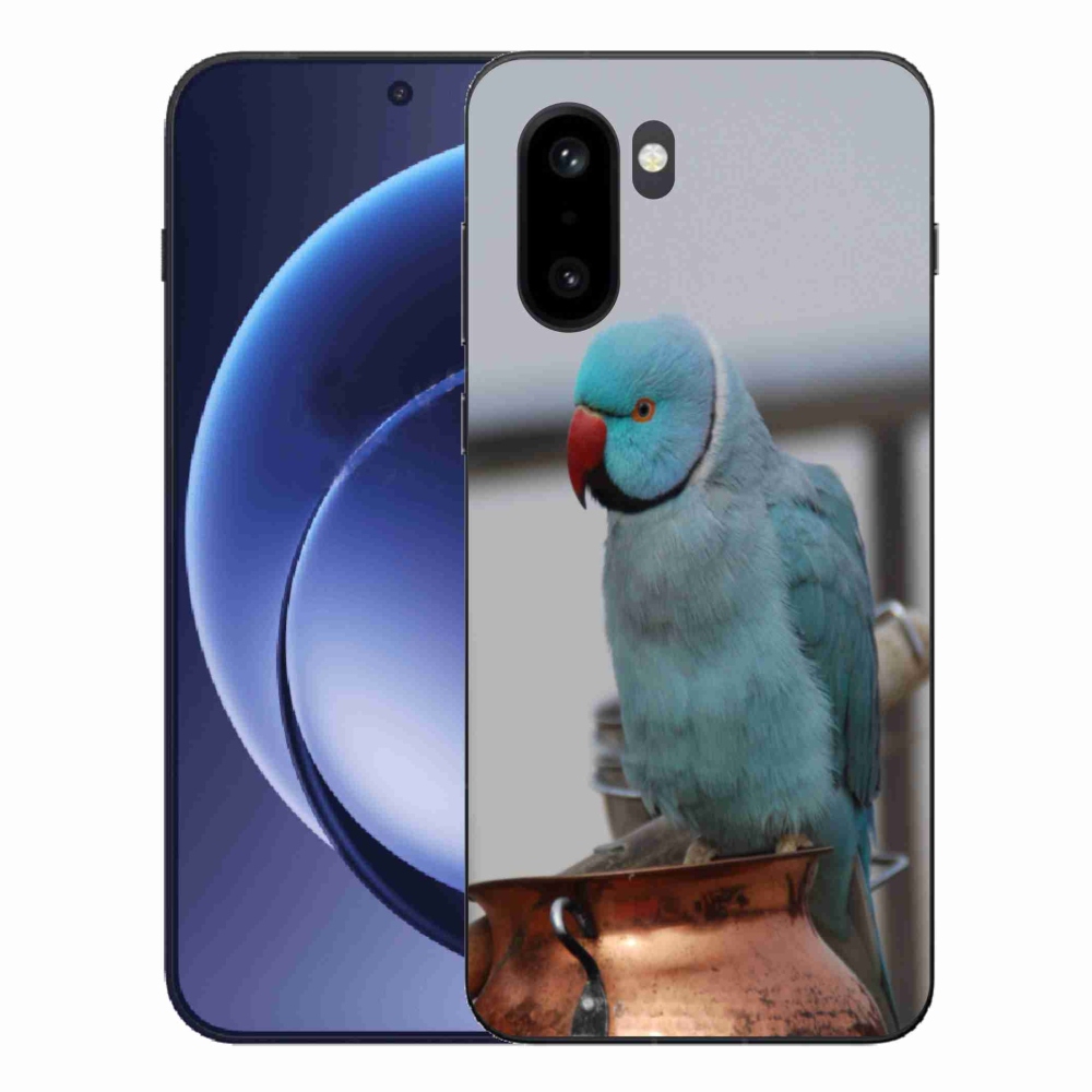 Zselés tok mmCase a One Plus 15R készülékhez - papagáj alexander kék