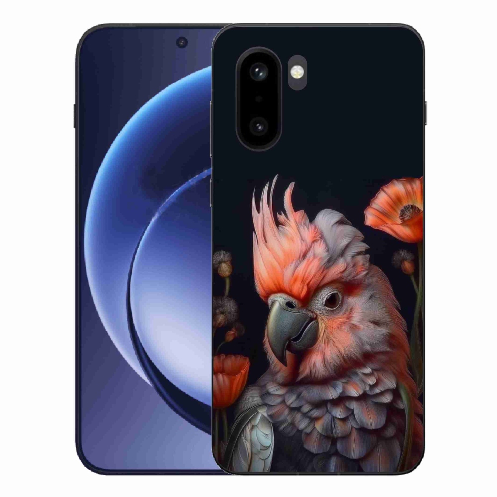 Zselés borítás mmCase a One Plus 15R készülékhez - kakadu papagáj színekben
