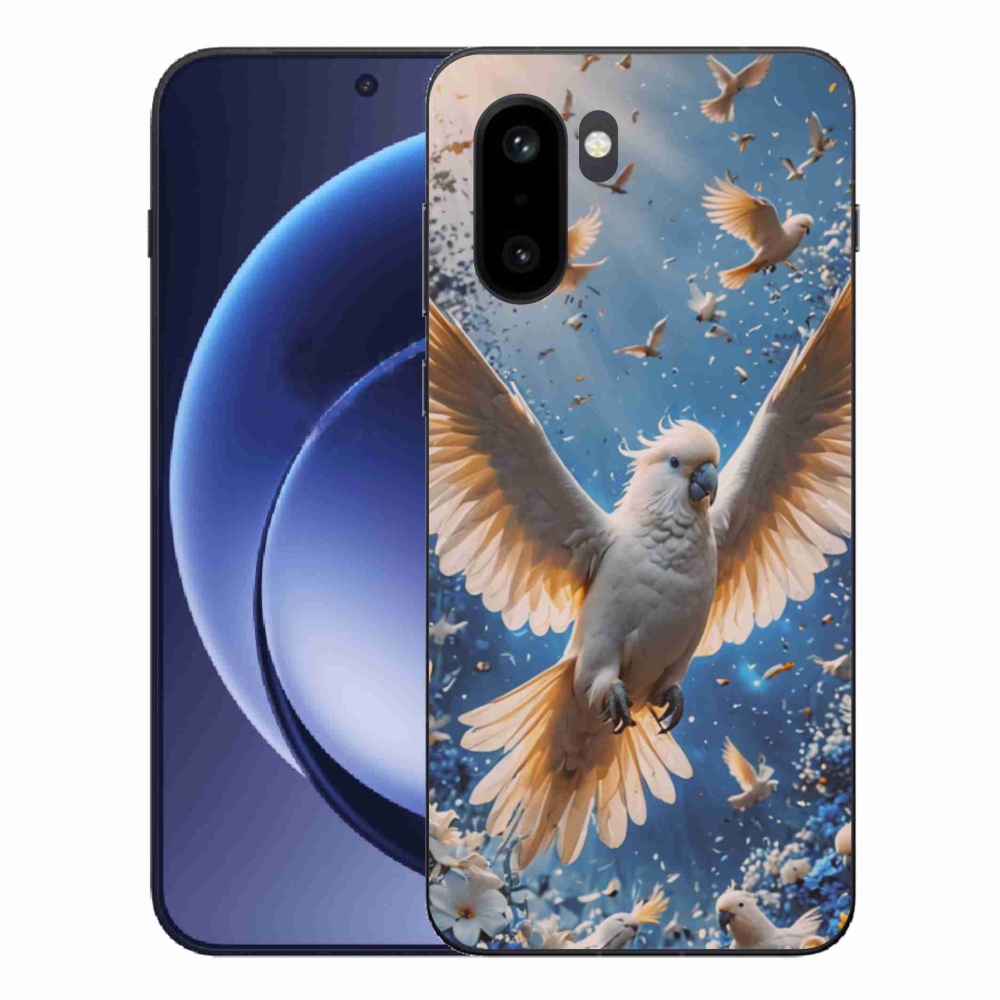Zselés borítás mmCase a One Plus 15R készülékhez - kakadu papagáj