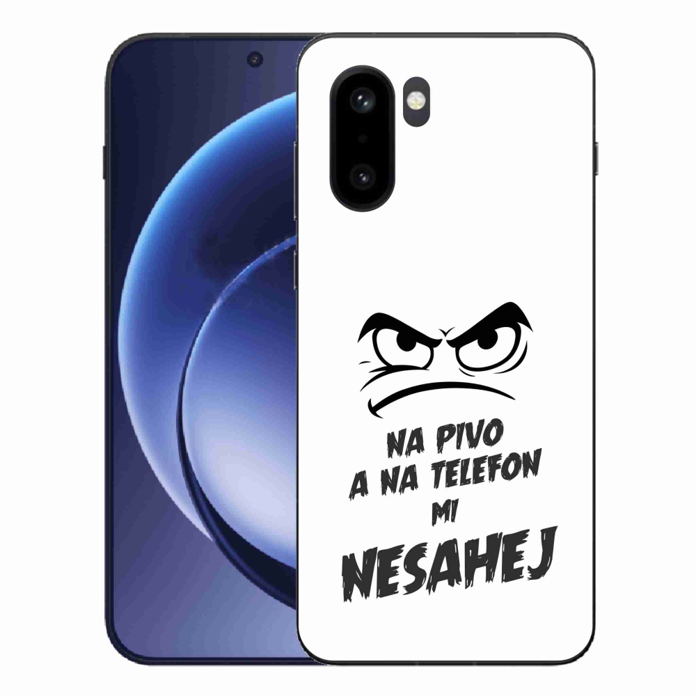 Zselés borító mmCase a One Plus 15R-hez - sör motívum 2 fehér háttérrel