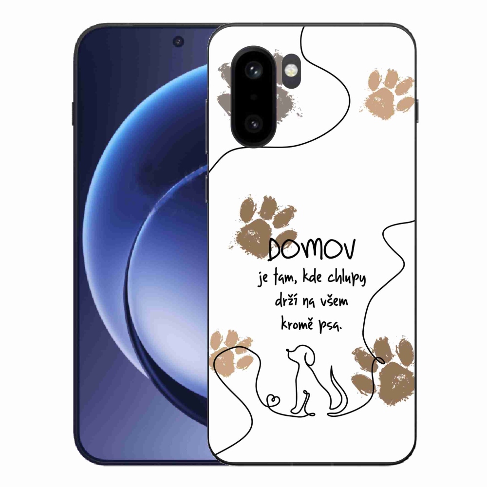 Zselés borító mmCase One Plus 15R tokhoz - kutya motívum fehér háttérrel
