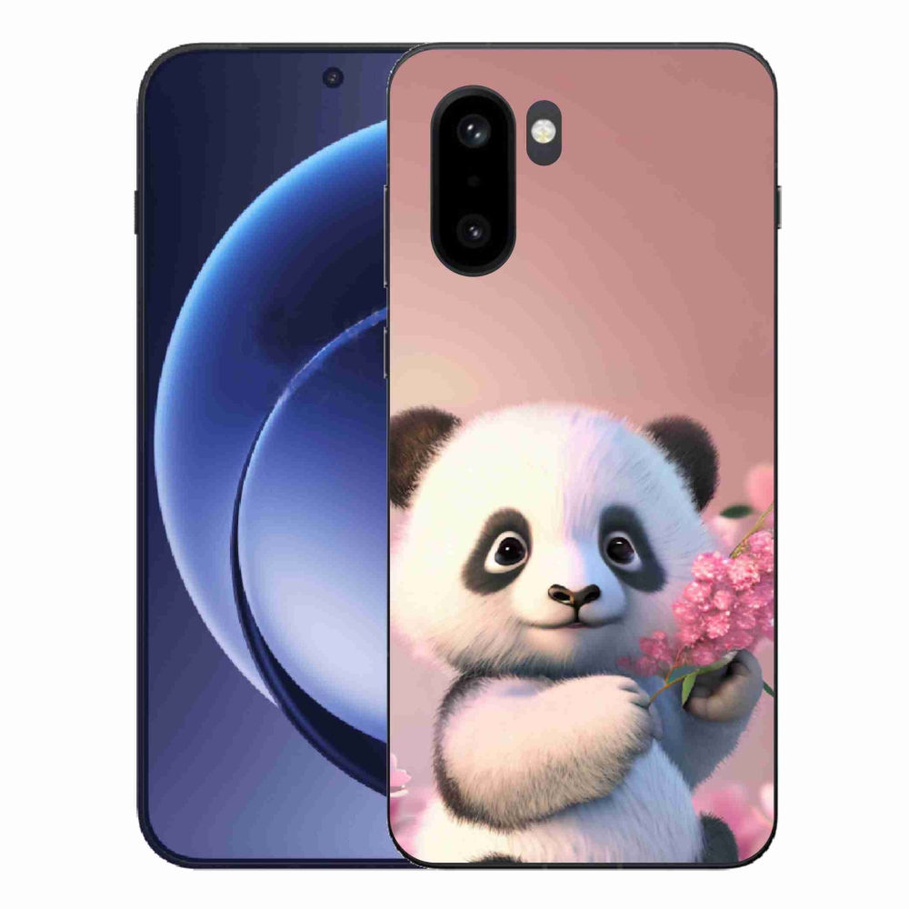Zselés borítás mmCase a One Plus 15R készülékhez - aranyos panda