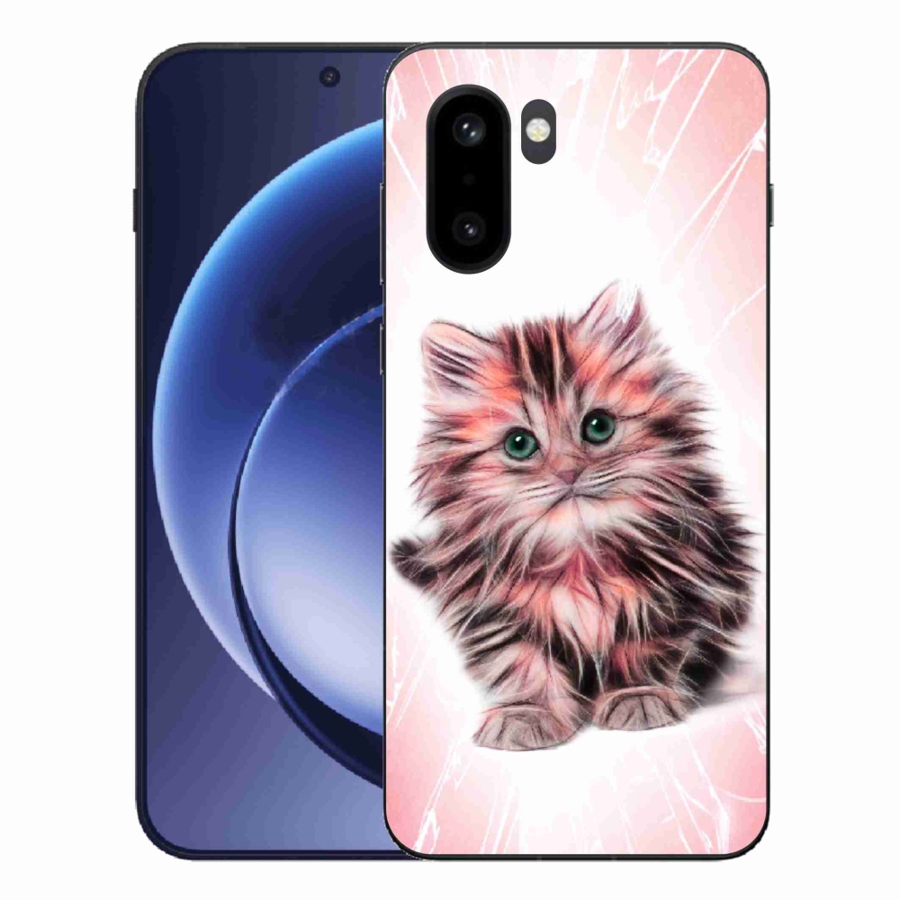 Zselés borítás mmCase a One Plus 15R készülékhez - aranyos cica