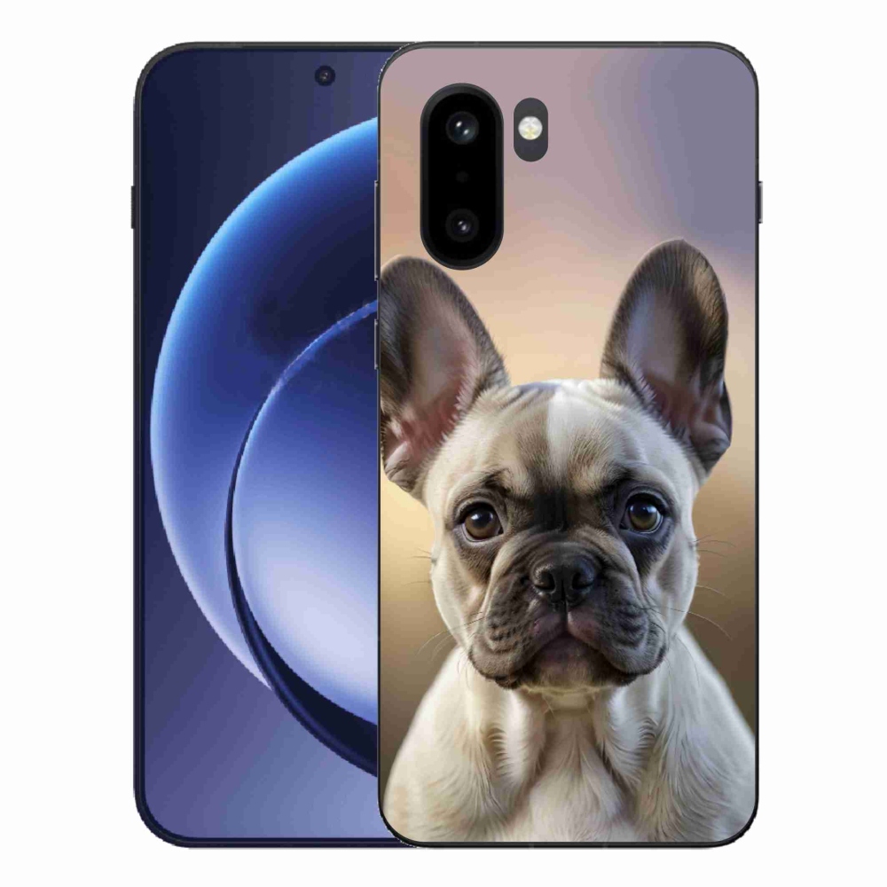 Zselés borítás mmCase a One Plus 15R készülékhez - aranyos francia bulldog