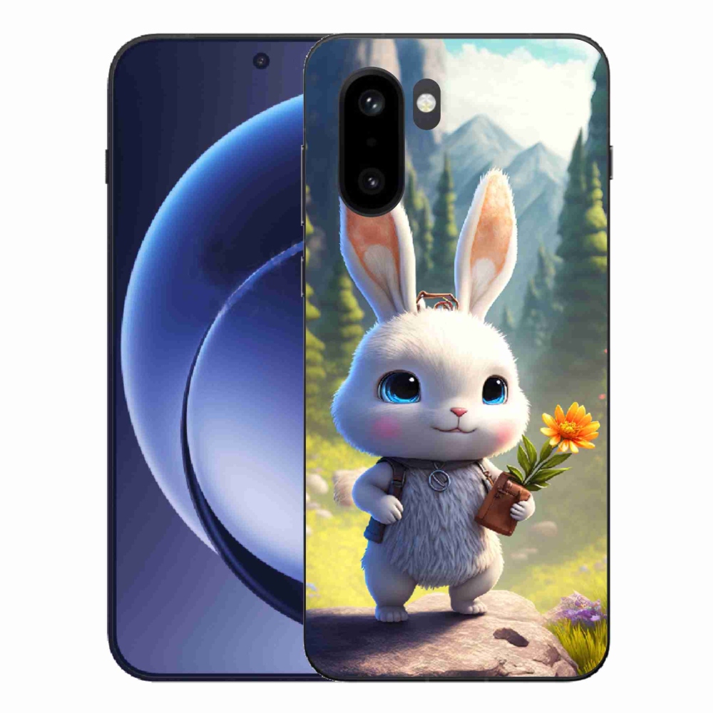 Gél védőhuzat mmCase a One Plus 15R készülékhez - aranyos nyuszi