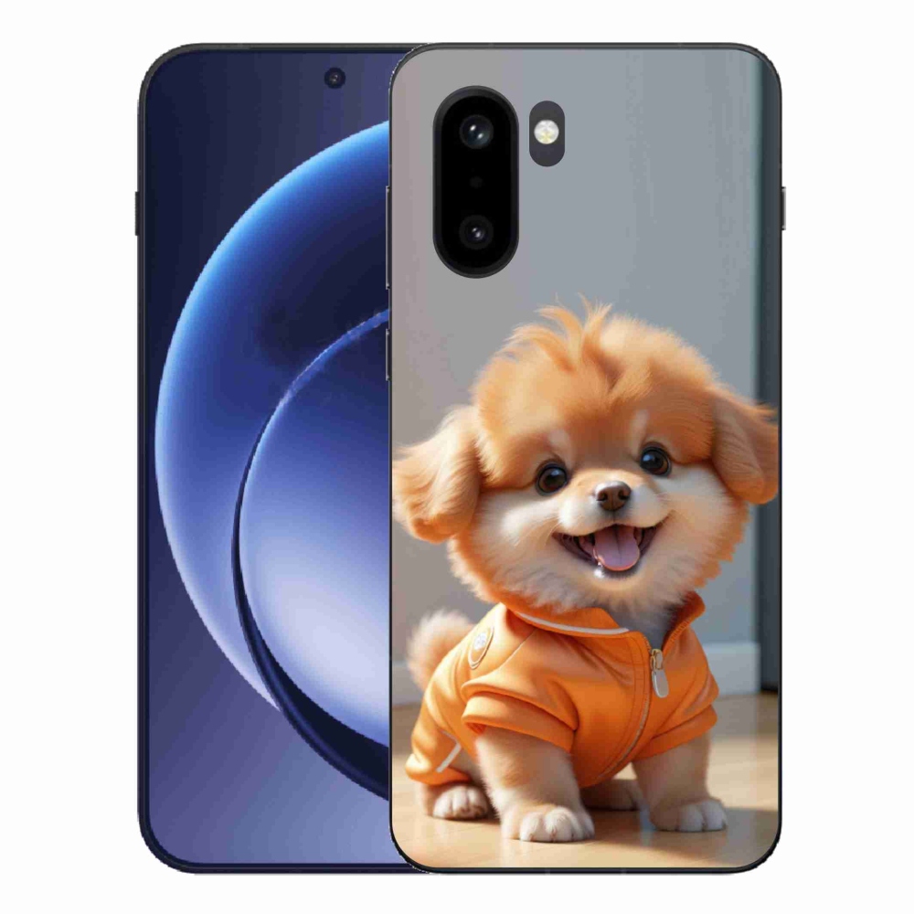 Zselés borítás mmCase for One Plus 15R - aranyos pomerániai pulóverben