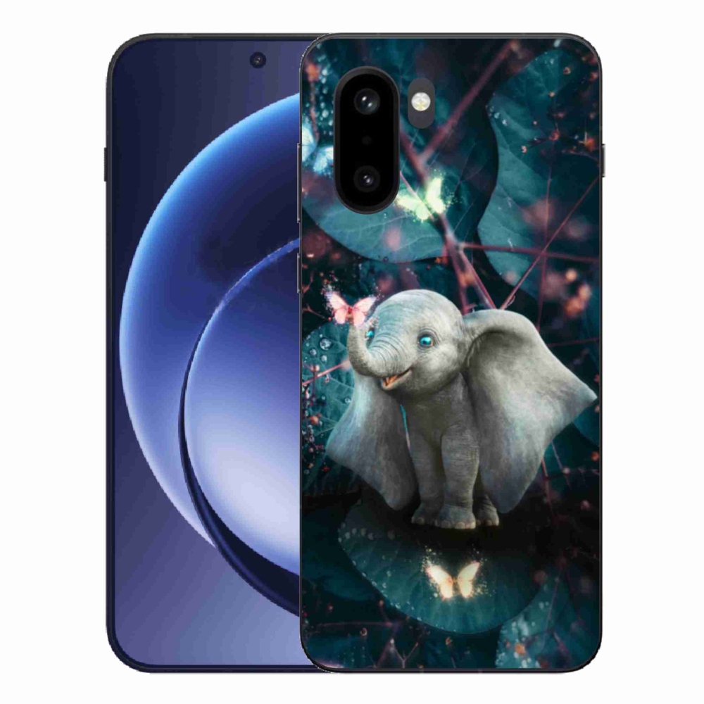 Zselés borítás mmCase a One Plus 15R készülékhez - aranyos elefánt