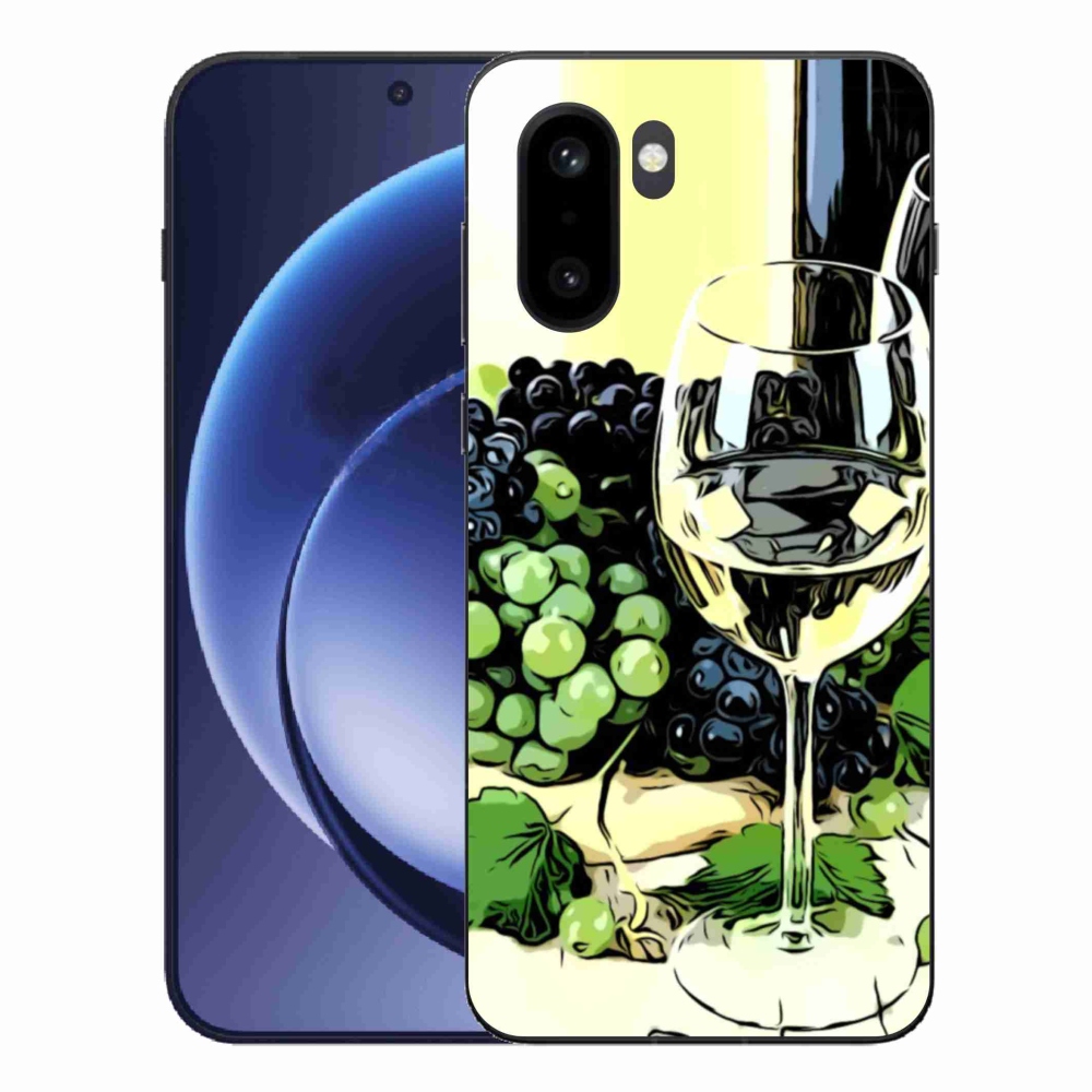 Zselés borító mmCase a One Plus 15R készülékhez - borospohár